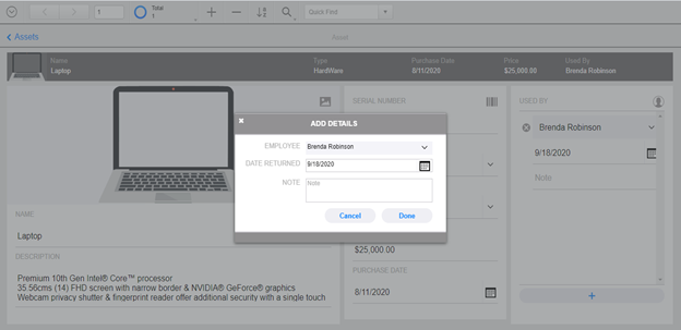 Card Window in FileMaker 19 WebDirect