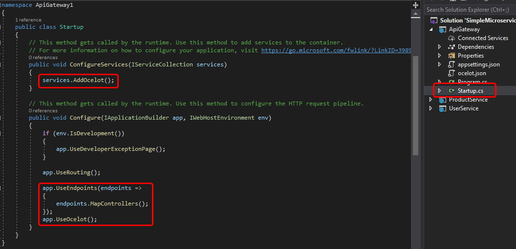 Startup.cs-file Startup.cs-file
