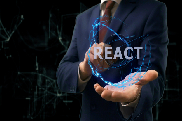 Businessman,Shows,Concept,Hologram,React,On,His,Hand.,Man,In