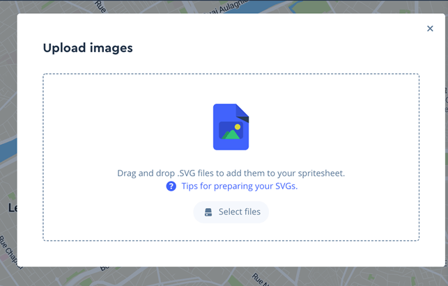 Drag and drop svg images